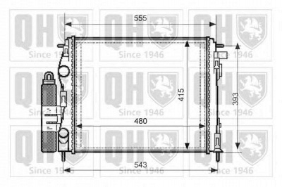 QUINTON HAZELL qme1002 -  модуль охлаждения